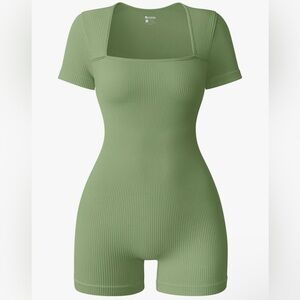 OQQ Women Short Sleeve Rompers